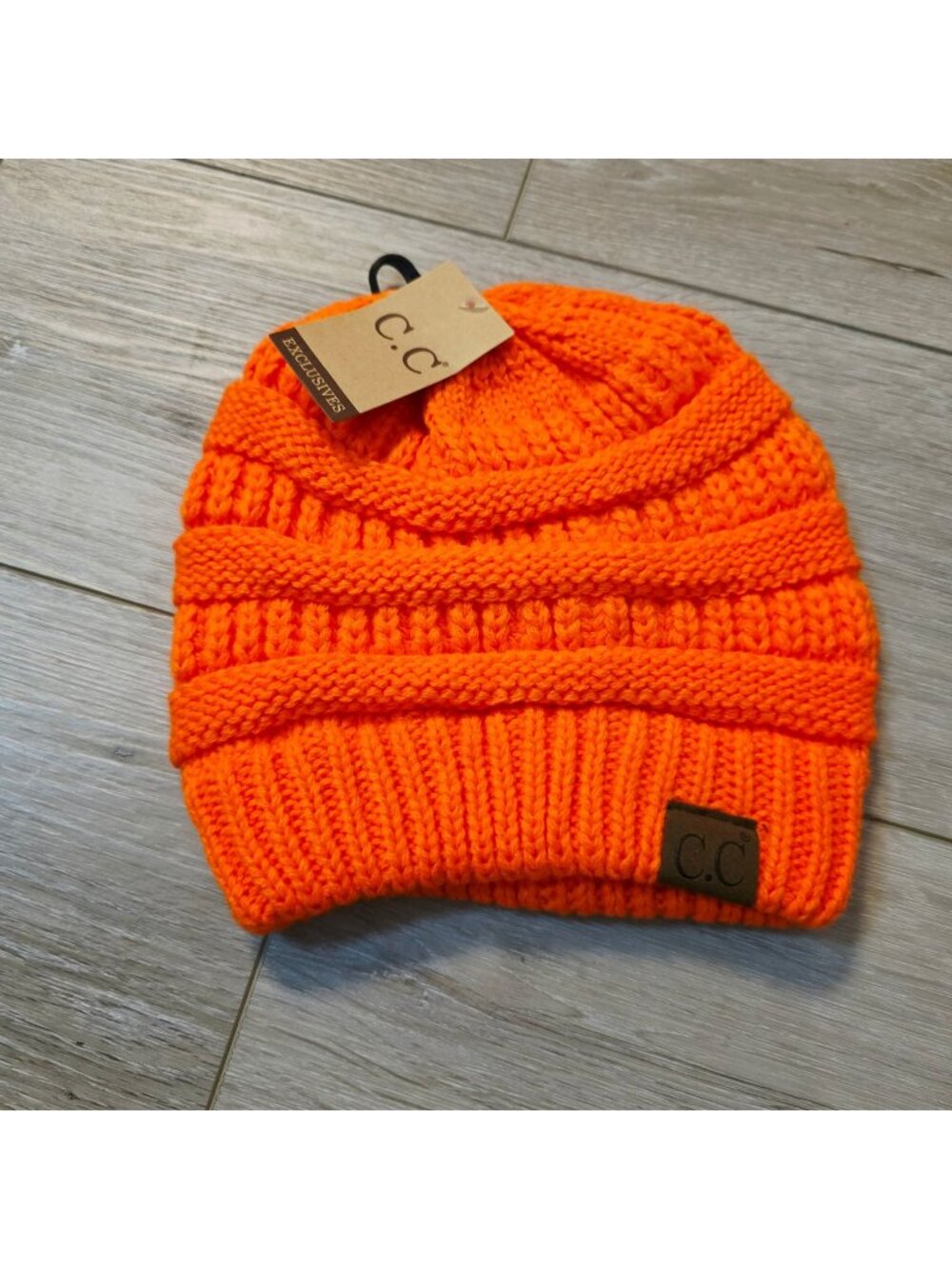 CC Exclusives Hunter Trendy Warm Chunky Cable Knit Beanie Hat Cap